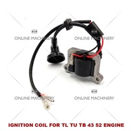 Mesin Rumput Ignition Coil Plug Ogawa BG430 BG430DT Mitsubishi TU43 TB43 TL43 TL52 Brush Cutter Spar