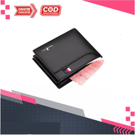 William Wallet Dompet Kartu Pria Dompet Kulit Pria Murah Dompet Pria - Hitam - kami menyediakan domp