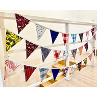 Mixed Color Cloth Flag Length 2 Meters Triangle Banner Triangle Flag