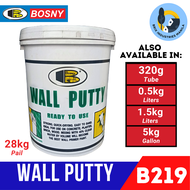 Bosny Wall Putty B219 Quick-Drying Water-based Masilya 320g 0.5kg 1.5kg 5kg 28kg