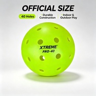 【MY Local Send】X-40 Pro Pickleball Balls, 40Pcs, 40 Holes Pickle Balls, Seamless Professtional Train