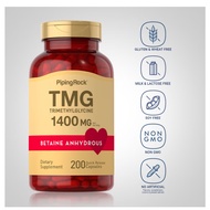 Ready Stocks, TMG 1400 mg, Trimethylglycine, Liver Health, Homocysteine, Betaine (USA)