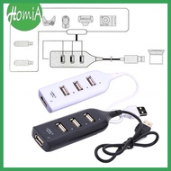 USB Hub 4 Port Output in 1 2.0 Sambungan Penghubung Laptop Komputer Flashdisk Flash Drive Colokan Cabang Extension - HOMIA