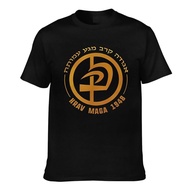 Summer Fashion Tee Krav Maga In Hebrew Letters Cotton Men Tshirt