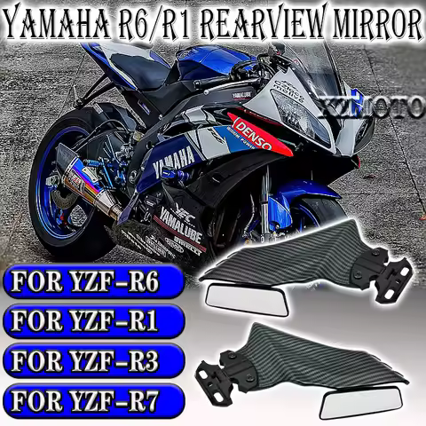 New Motorcycle mirrors For Yamaha r6 r1 r7 R3 R15 R25 R125 Ninja400 motorcycle wing mirrors Adjustab