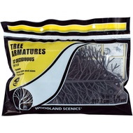 Woodland Scenics TR1123 Deciduous Tree Armatures 5 in - 7 in (12.7 cm - 17.7 cm) 12/pkg, 72477101123