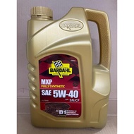 BARDAHL FULLY 5W-40 4LITERS ENGINE OIL MINYAK HITAM 4L 5W40 5 40 5-40 5W 40