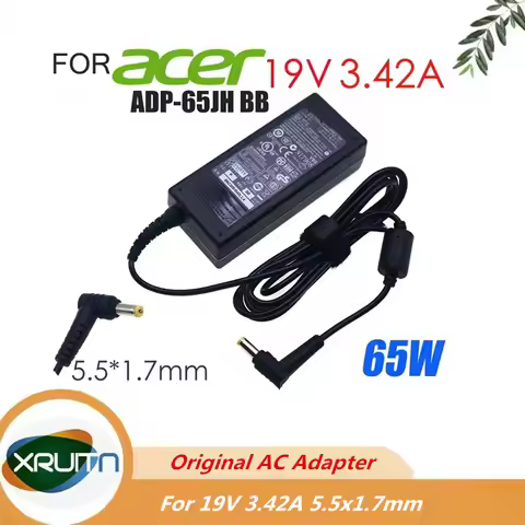 Original Genuine For ACER 19V 3.42A SADP-65KB B ADP-65JH BB laptop power AC adapter charger PA-1650-