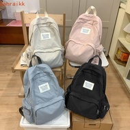 AXIOM Travel Backpack, Lightweight Korean Style Solid Color Backpack, Casual Waterproof Nylon Large 
