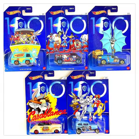 Original Hot Wheels Cars Disney 100th Anniversary HMV73 Looney Tunes 1/64 Scale Hotweheels Cars Hotw