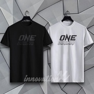 One Championship Printing Cotton Unisex Fashion Tee​​ – Muay Thai Belt Graphic Print | Quick-Dry Fab