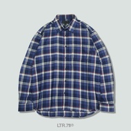 KEMEJA LTR711 Men's Long Sleeve Flannel Shirt Clark Flannel Shirt