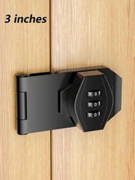 1把免鑰匙密碼鎖，適用於各種類型的櫥櫃：冰箱、櫥櫃、抽屜、防盜
