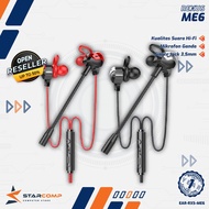 TerBaik77- Earphone Gaming Rexus ME6 / Rexus ME-6 with Dual Microphone