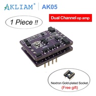 AkLIAM 1 Piece AK05 LC5 AK06 LC6 Op Amp Low Distortion Class A Discrete Operational Amplifier Upgrad