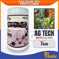 Mytools AG Tech 1kg Calcium EDTA 10% (Ca) Kalsium Chelate Fertilizer Baja AB Sayur Buah Fertigasi Hy