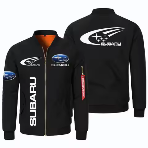 2025 Trendy American Brand Pilot Men's Cotton Jacket SUBARU Printed Baseball Autumn/Winter Inner Cot