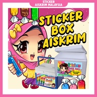 A4/A3 ICE BOX LAMINATED STICKER AISKRIM MALAYSIA KALIS AIR