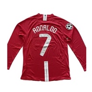 Manchester United #7 Ronaldo 2007 2008 Cristiano Ronaldo Champions Jersey