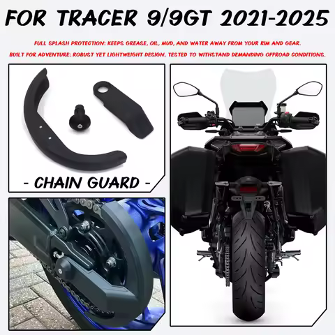 2021-2025 TRACER 9 /9GT +All Models Motorcycle Anti-Splash Chain Guard Plate Cover For Yamaha Tracer