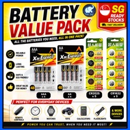 SG Battery Pack AA AAA Button Battery 2032 CR2025 LR44 For Watch Electronics & Toys