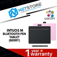 Wacom Intuos M Bluetooth Graphic Pen Tablet (Berry) - CTL-6100WL/P0-CX