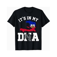 Haiti In My DNA Haitian Pride T-Shirt Haitian Flag Shirt T-Shirt