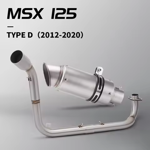 MSX125 Motorcycle Exhaust Full Systems SC89 Muffler Modified For Honda GROM MSX125 2013 2014 2015 20