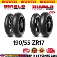 YEAR 2025 PIRELLI DIABLO ROSSO IV 4 ROSSO IV 4 CORSA 190/55 ZR17 190/55-17 190 55 17