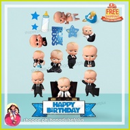 ∨ ▰ ◕ ◱ Baby Boss Cake Topper | Cake Topper | Baby Boss cup cake toppers | Set  hanadulset | happy