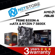 PWP ASUS PRIME B550M-A mATX & AMD RYZEN 7 5800X PROCESSOR