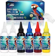 Enlite DTF Ink 100ML Combo Pack, Premium Pigment Ink for PET Film Heat Transfer Printing, Refill for