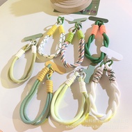 Straw Strap ccd Camera Clip Double Chain Keychain 0317WSXB