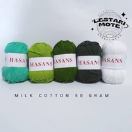 KATUN (10 meters) 3-Ply Milk Cotton Knitting Yarn DIY Crochet Milk Cotton Yarn