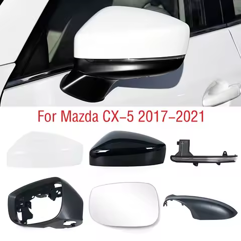 For Mazda CX-5 CX5 2017 2018 2019 2020 2021 Side Mirror Frame Lower Base Cover Cap Lid Rearview Mirr