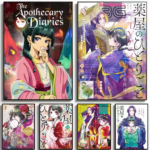 Anime The Apothecary diaries Poster Poster HD Printing Fresh Elegant Style Wall Art Home Decor For L