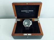 GIORGIO FEDON 1919 喬治飛登 手錶 中三針顯示錶面款 鏤空機械錶
