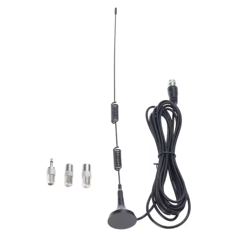 FM Antenna for Indoor Video Home Theater Stereo Receiver Tuner Magnetic Base FM Radio Antenna with A