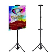 Tripod Banner / Tripod Stand Poster + visual 1 sisi (ukuran 60x80cm)