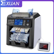 Money Counter Machine Mixed Value Money Counter Bill Counter Sort Machine Banknote Detector 2E1E 5C1
