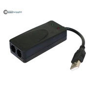 .USB Fax Modem Dual Port USB2.0 56K V.92 V.90 External Modem Driver for Win 7 8 10 XP Receive Send F