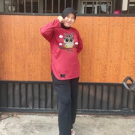 Jumbo Long Sleeve T-Shirt XXL XL LMS CNL Oval OWL Ribbon 6XL 5XL 4XL 3XL LD 150 140 130 120