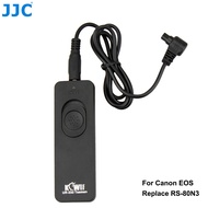 Kiwifotos RS-80N3รีโมทคอนโทรลชัตเตอร์สำหรับCanon EOS R5C R3 R5 5D Mark IV III II 6D Mark II 7D mark