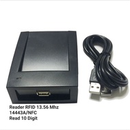 Rfid Reader 13.56mhz ISO14443A NFC Smart Card USB RFID Reader 13.56 Mhz IC Card Reader Sensor (Thick