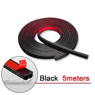 5M karet Peredam Pintu Mobil Car Door Sealing Strip Adhesive Car Universal Sound Insulation Rubber S