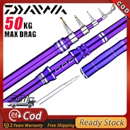 DAIWA Rod Joran Pancing Fishing Rod Fly Carp Feeder Pesca Portable Rotating Spinning Telescopic Rod