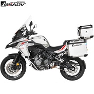 GSADV Benelli TRK502X 2020-2021 Motorcycle Top Box Aluminium &amp; Side Box Aluminium With Pannier Rack