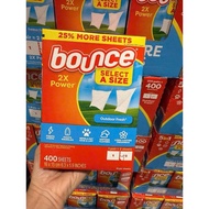( New Look 2x Power ) 25% More Sheets Bounce Dryer Sheet  ( 400 Sheets )