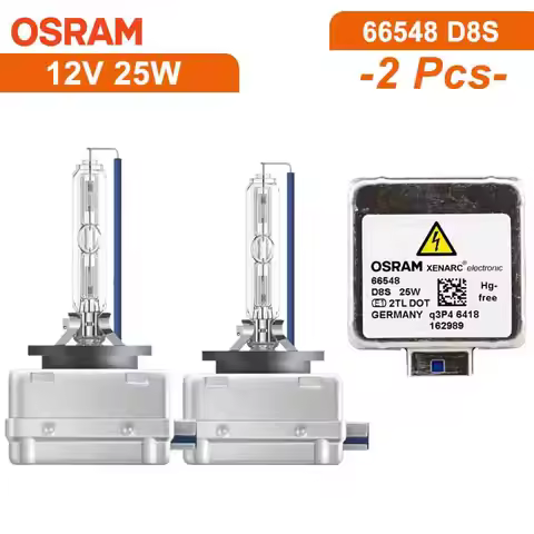OSRAM D8S 4200K Xenon HID Standard Original Car Xenon Headlight 66548 12V 25W White Light Auto Genui