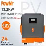 PowMr Hybrid Inverter 13.2KW Hybrid Inverter 48v Hybrid On Off Grid Inverter Solar Inverter